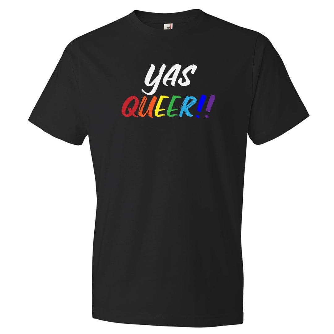 YAS QUEER! TS Mens Premium Tee - Black / S